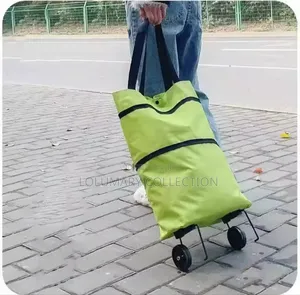 Foldable Trolley Carrier Bag – Portable Shopping Cart Bag