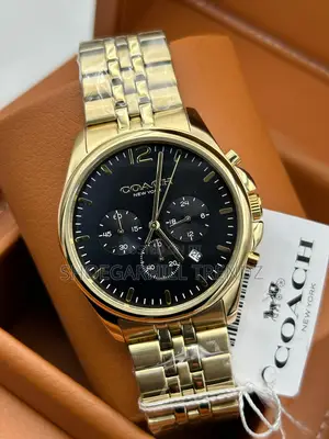 Coach Chain and Leather Strap Watches