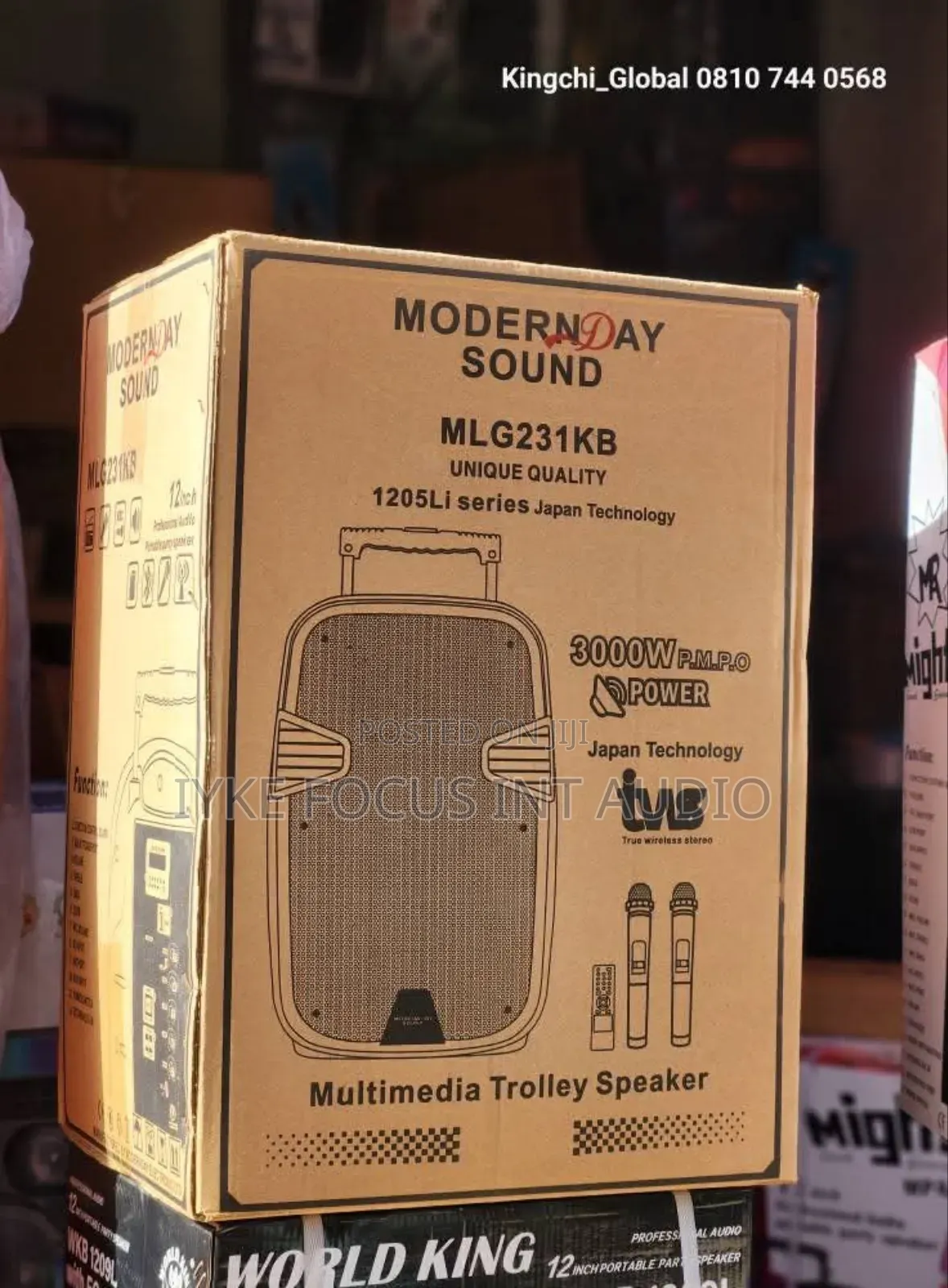 12 Inch World King Portable Speaker