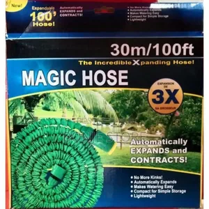 30m/100ft Magic Water Hose With Nozzle