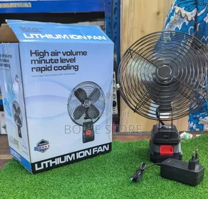 Portable Rechargeable Lithium-Ion Fan, Powerful Quiet Air Circulator