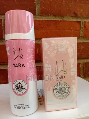 *Yara Pink by Lattaffa – Perfume Body‐Spray Deodorant Combo Deal*