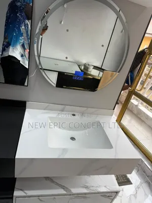 England Marble Cabinet With Mirror