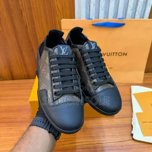 Premium Monogram Leather Sneakers