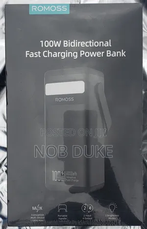 Romoss 60000mah 100w Bidirectional Fast Power Bank