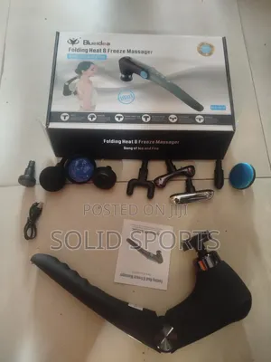 Latest Original Gun Massager With Different 10 Mouths and Hot and Cold