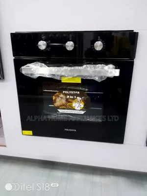 Polystar Electric and Gas Built-in Oven 25l Black Colour