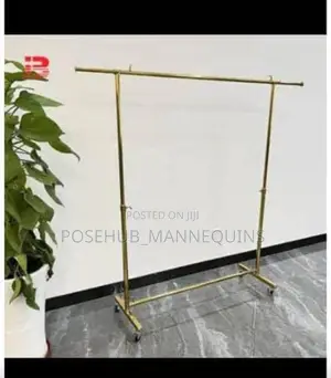 Single Gold Hanger Rack for Heavy Garment