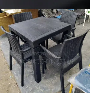 Rattan Restaurant Chairs and Table