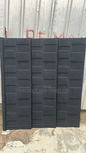 Pure Black Shingle Roofing Tiles Korea Product