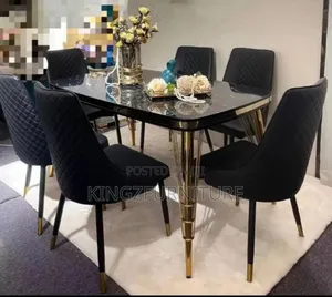 Modern Luxury 6-Seater Dining Set
