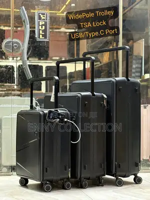 High Quality Luxury Widepole Trolley Tsa Lock and Usb/Type.C Port