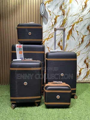 Solid Set of 5 Luggage Traveling