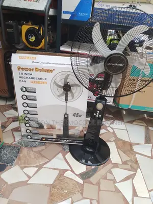 Powerdeluxe Rechargeable Solar Fan