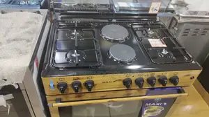 Maxi Standing Cooker Wooden (4gas +2elect)