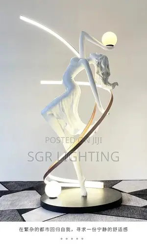 New Abstract Sculpture Floor Lamp Sales Office Hotel Lobby Decorative