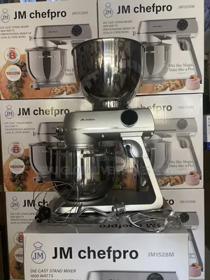 Jm Chef Pro Die Cast Digital 8l Stand Mixer Double Stainles Steel Bowl