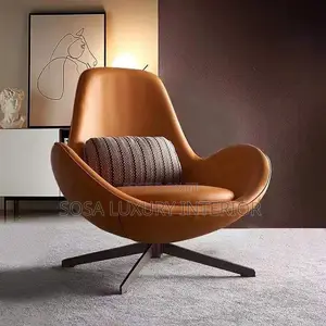 Brand New Brown Swivel Lounge Chair