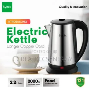 Syinix Electric Kettle 2.2 Liter