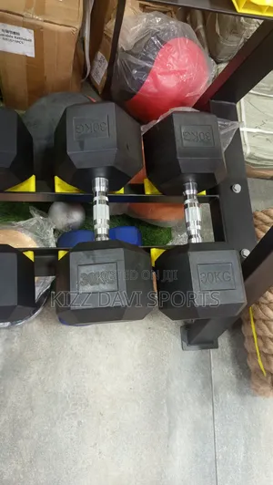 30kg Hexagon Dumbbells