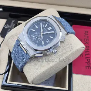 Patek Philippe Jeans Leather Watch Automatic