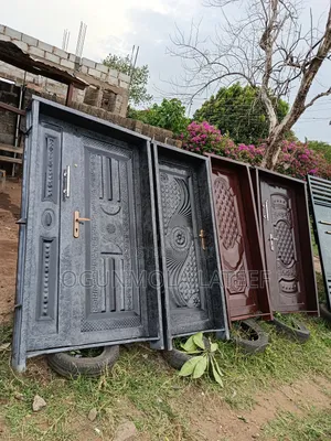 Double and Single Iron Door