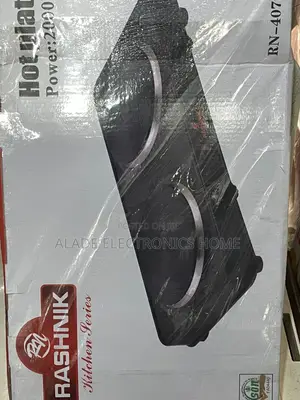 Rashnik Electric Double Hot Plate. (Very Fast ) 2yrs Warranty
