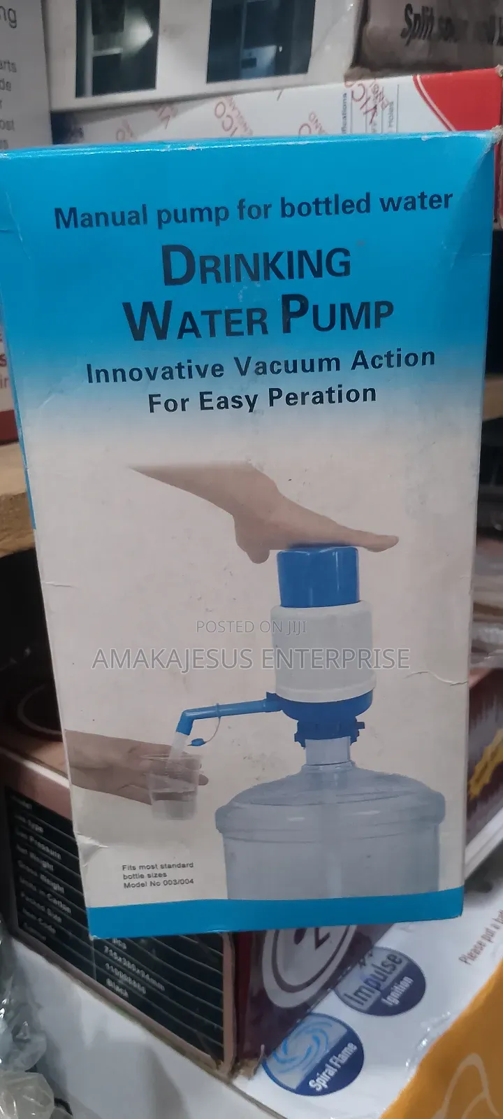 Manual Water Bottle Pump Dispenser