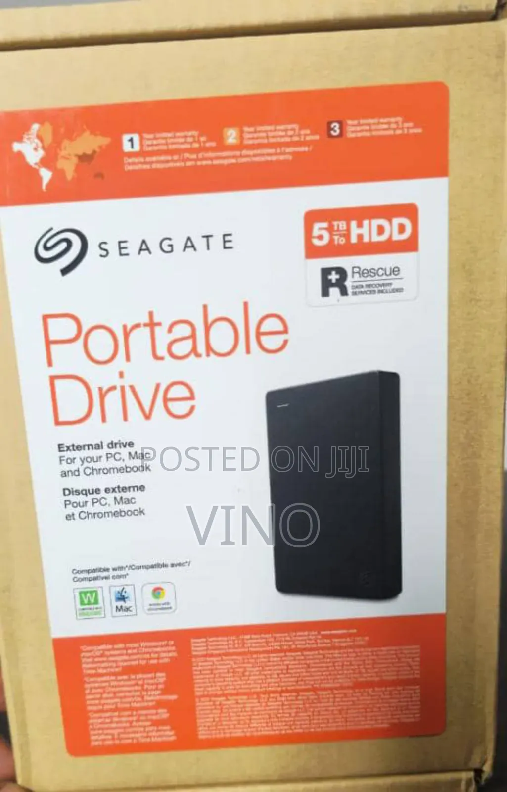 Seagate External HDD 5tb