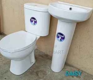 Complete Set of Wc Includes, Seat, Tank, Basin and Pedestal. Daisy