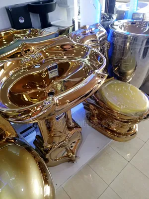 Executive Gold-Plated Sink Wc Combo