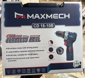 Maxmech Cd18-10b Cordless Drill.
