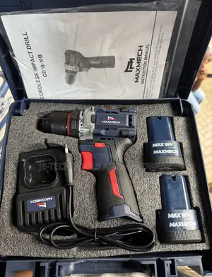 Rechargeable Maxmech 18v Impact Drill Set