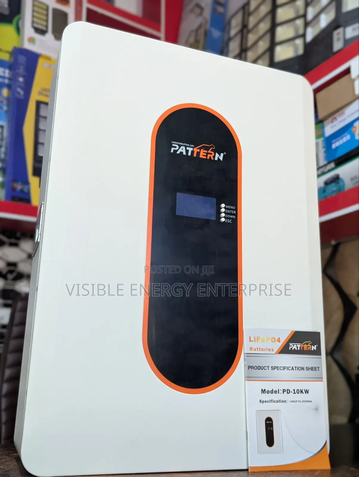 Pattern Pd-10kw Lifepo4 Lithium Battery