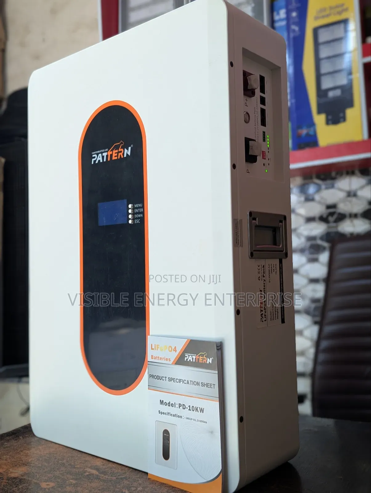 Pattern Pd-10kw Lifepo4 Lithium Battery
