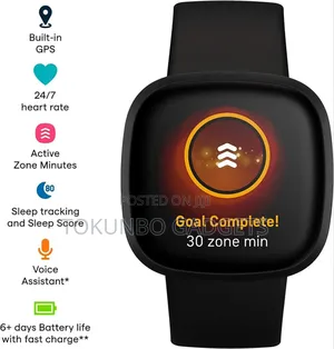 Fitbit Versa 3 Smartwatch Health Fitness GPS Heart Rate