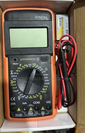Digital Multimeter, Auto Power Off, Data Hold, Large LCD Display