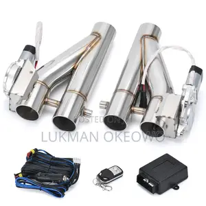 Silencer Stainless Electric Down Pipe Ecut Out Valve With Remote Kit