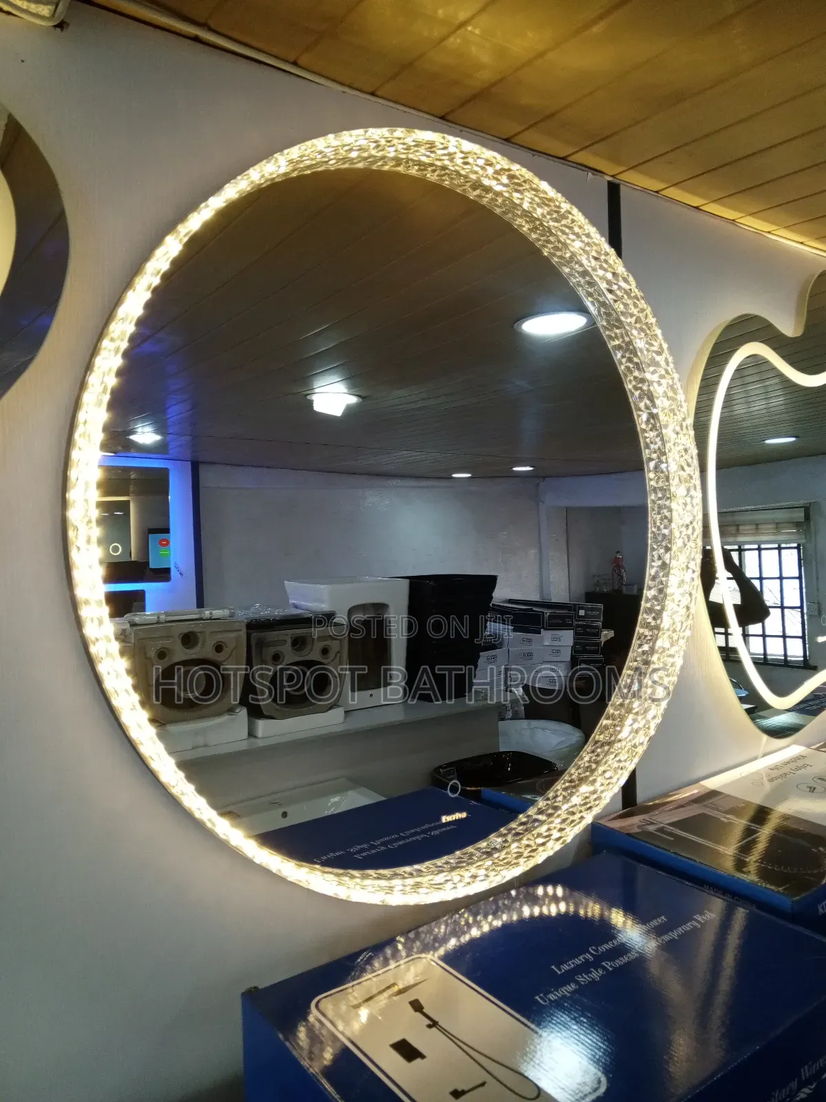 Luxury Round Mirror With Led Lights