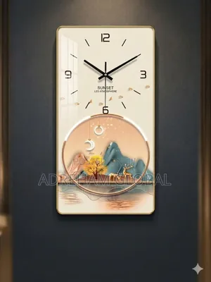 30by60cm Acrylic Frame Wall Clock