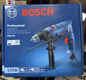 Powerful 570 Watt Impact Drill Ø10 Mm in Steel /Ø13 Mm in Masonry