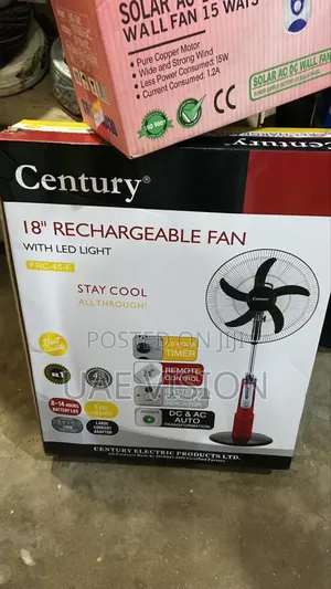 18inches Century Solar Rechargeable Fan High Quality