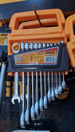 Ingco 12-Piece Ratchet Spanner Set