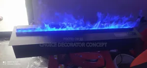 Modern Electric Fireplace( Black) 1.2 Meter