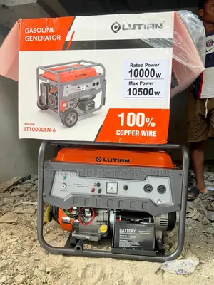 Lutian 10kva Remote Start Petrol Generator 100% Copper [New Design]