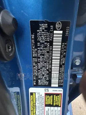 Toyota Camry XLE FWD 2020 Blue