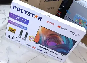 New Polystar 43in Uhd Smart Television