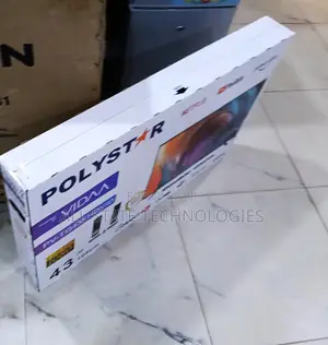 Polystar 43in Smart Tv Uhd Display – Brand New