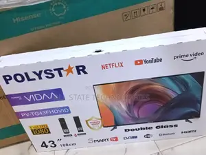 Polystar Ultra Hd Smart Tv 43" – Brand New