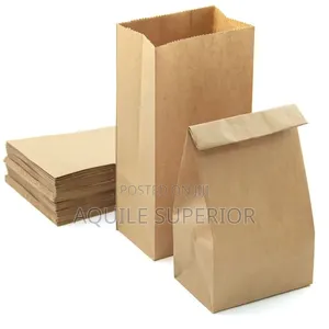 Brown A5 Small Paper Bag | Light Weight | No Handle, 60gsm | No Print